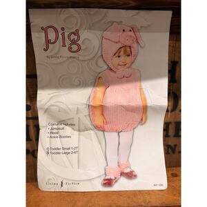 Size 2-4T Pig Costume Dress-Up Halloween